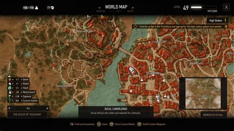 The Witcher 3 secondary quests .